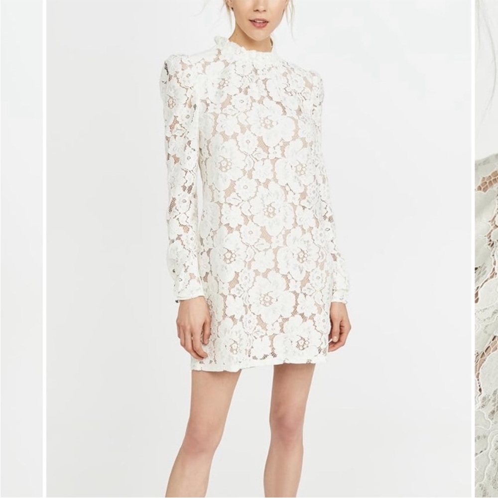 Wayf Emma puff long sleeve mini dress NWT